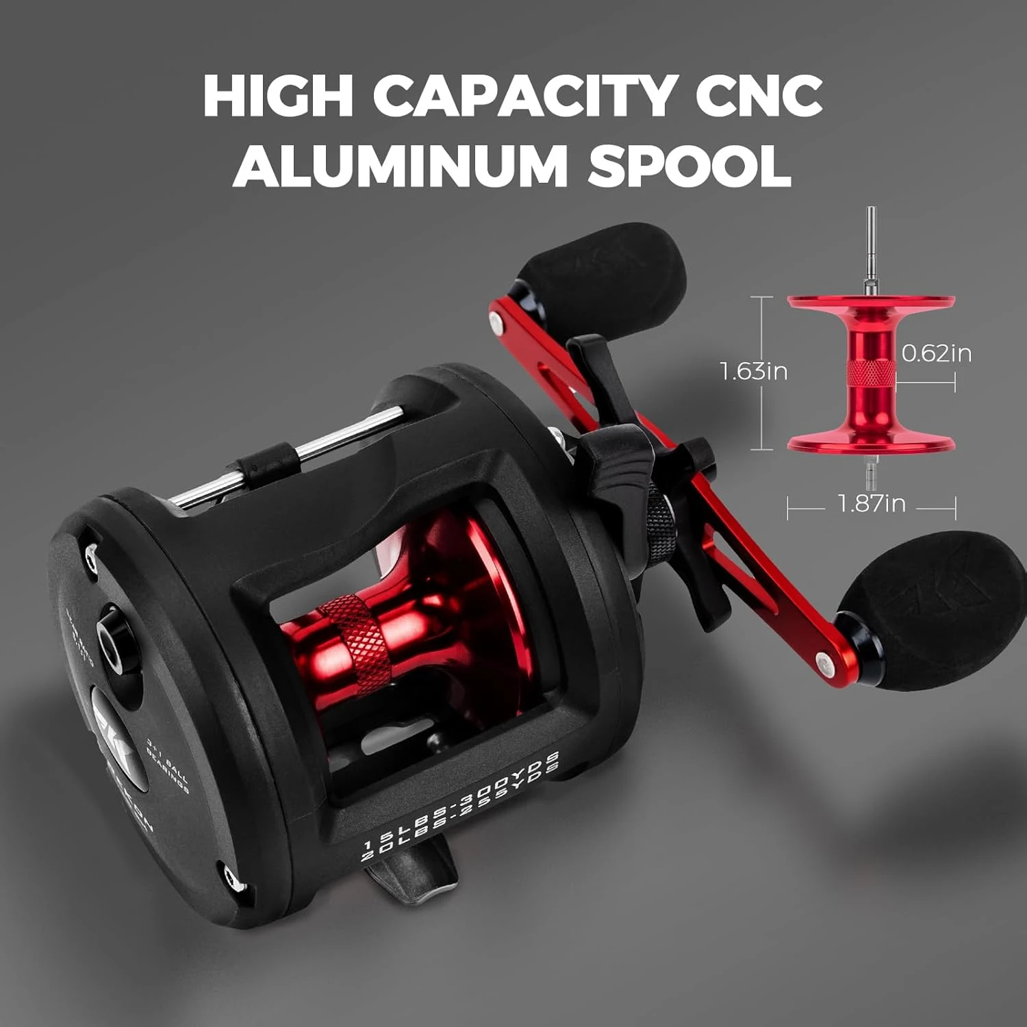 High-Performance ReKon Round Baitcasting Reel by Angler Arsenal