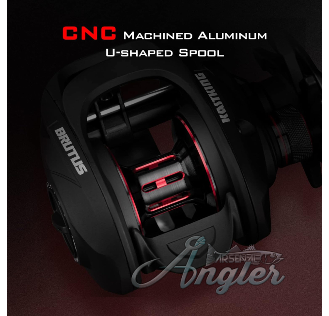 KastKing Royale Advantage Rod and Brutus Baitcasting Reel Combo by Angler Arsenal for Fishing