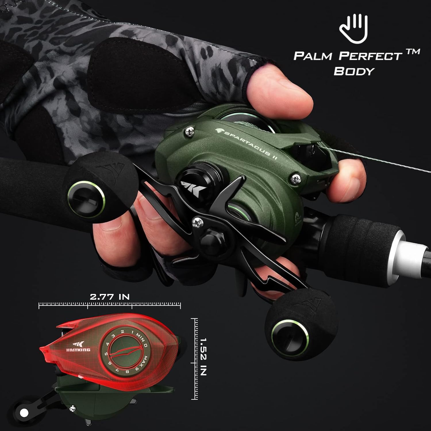 KastKing Spartacus II Baitcasting Reel and Kong Rod Combo at Angler Arsenal KastKing Spartacus II Baitcasting Reel and Kong Rod Combo Angler Arsenal