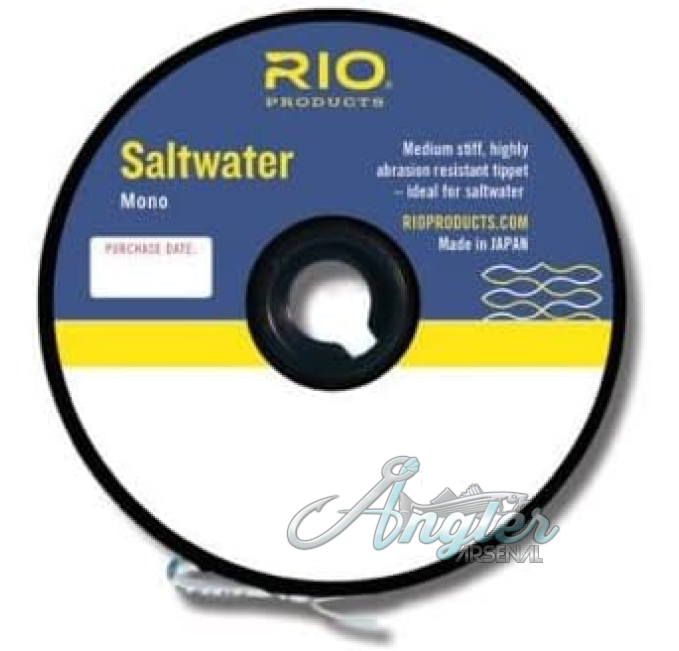 Rio Saltwater Mono Tippet 25Lb Clear Angler Arsenal Fishing Gear