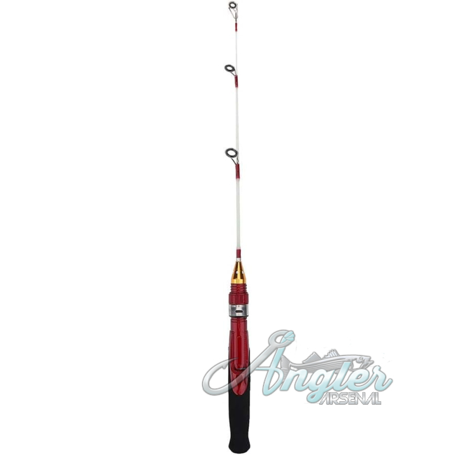 Keenso Ice Fishing Rod 50cm Lightweight Mini 2 Sections Angler Arsenal