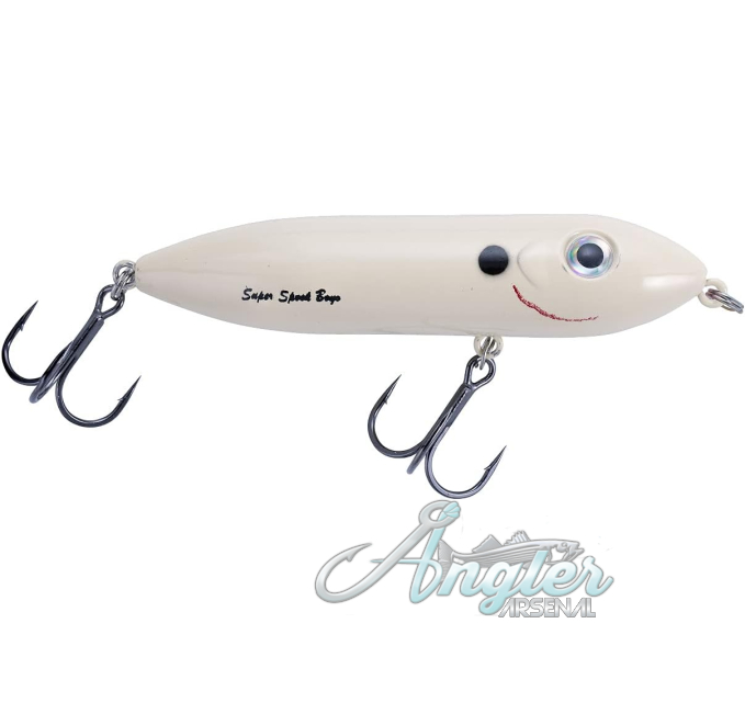 Heddon Angler Arsenal Super Spook Boyo 3 Inch Topwater Lure Bone