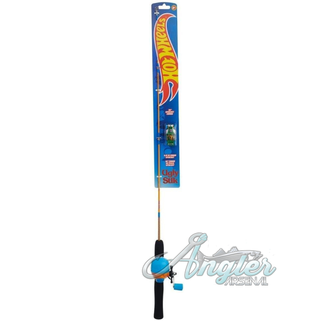 Ugly Stik Mattel Hot Wheels Fishing Combo for Kids Angler Arsenal