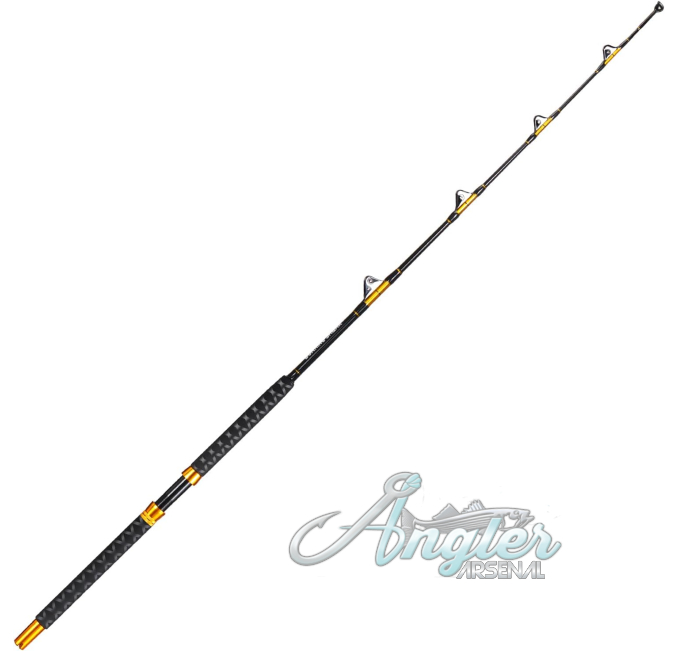 Burning Shark Jigging Rod Angler Arsenal Saltwater Trolling 5'6"