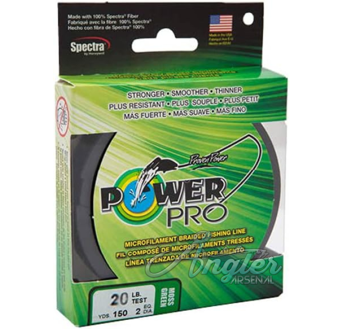Power Pro Spectra Fiber Braided Fishing Line Angler Arsenal
