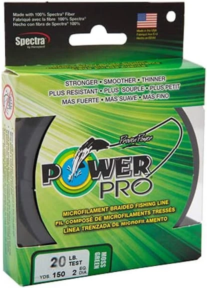 Power Pro Spectra Fiber Braided Fishing Line Angler Arsenal