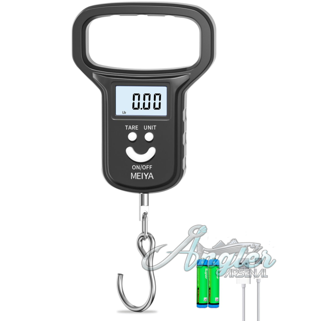 MEIYA Fishing Scale with Rechargeable Power by Angler Arsenal