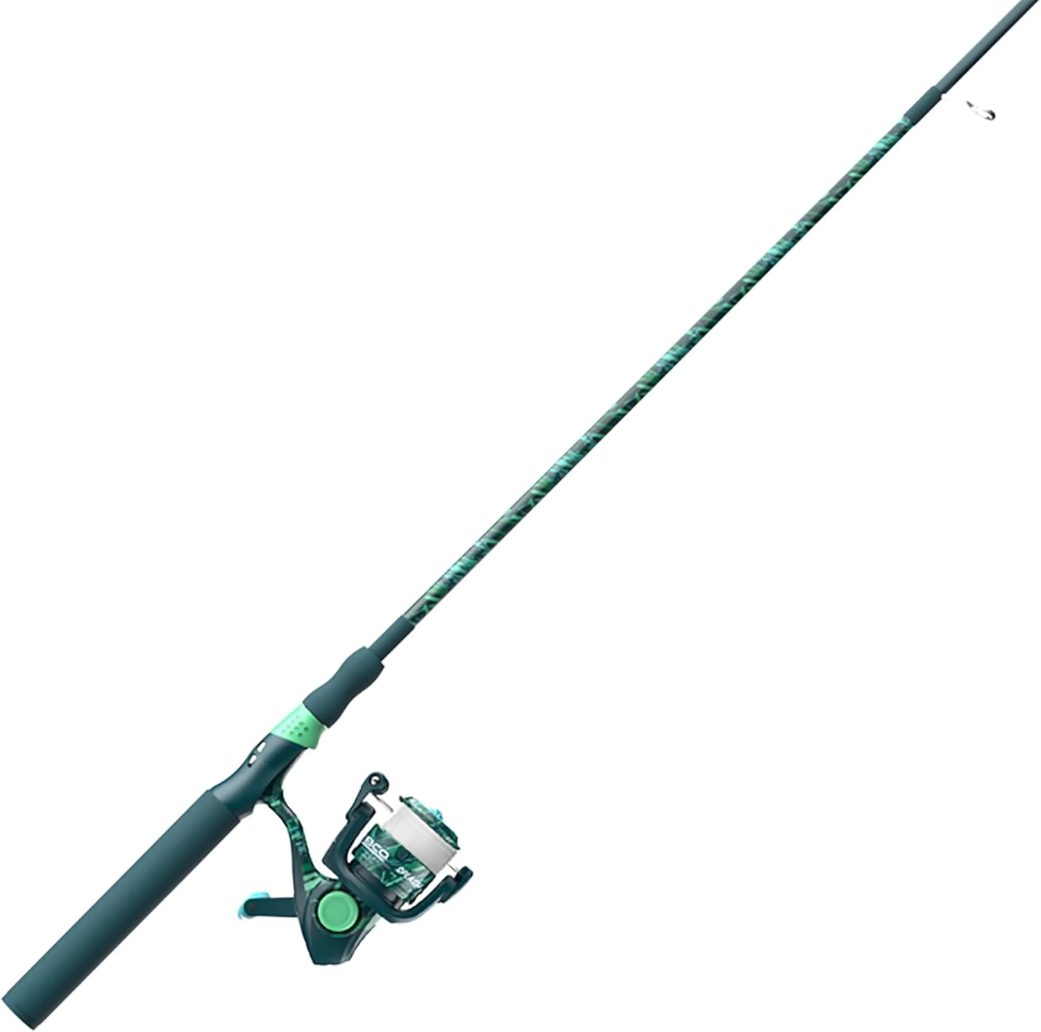 Zebco Splash Fishing Combo Angler Arsenal 6ft Rod Grunge Green - Image 4