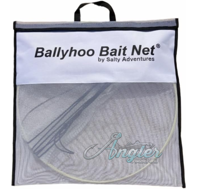 Collapsible Ballyhoo Bait Net Folds for Storage Angler Arsenal