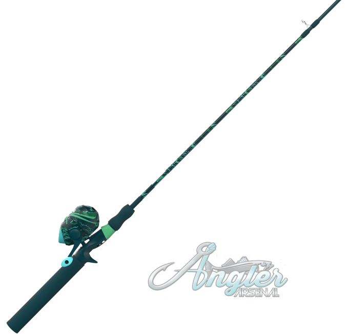 Zebco Splash Fishing Combo Angler Arsenal Medium Power Rod