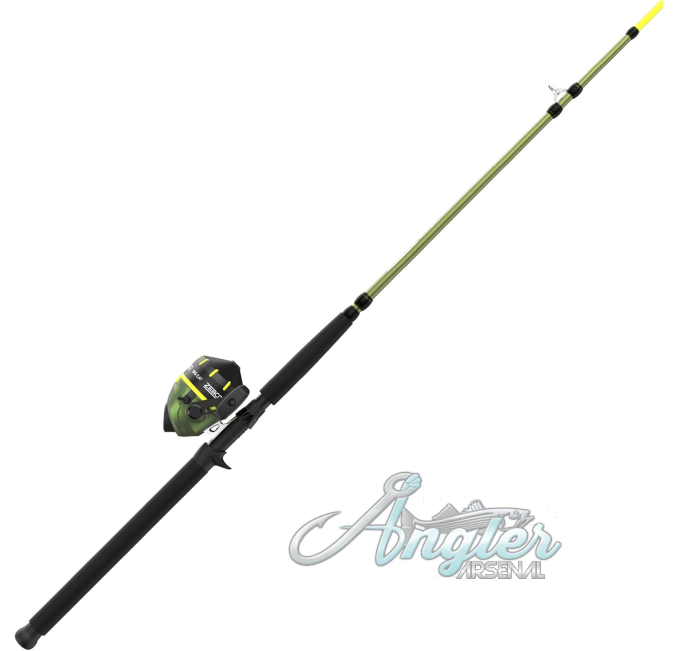 Zebco Big Cat Spincast Combo 8-Foot Fishing Pole Angler Arsenal