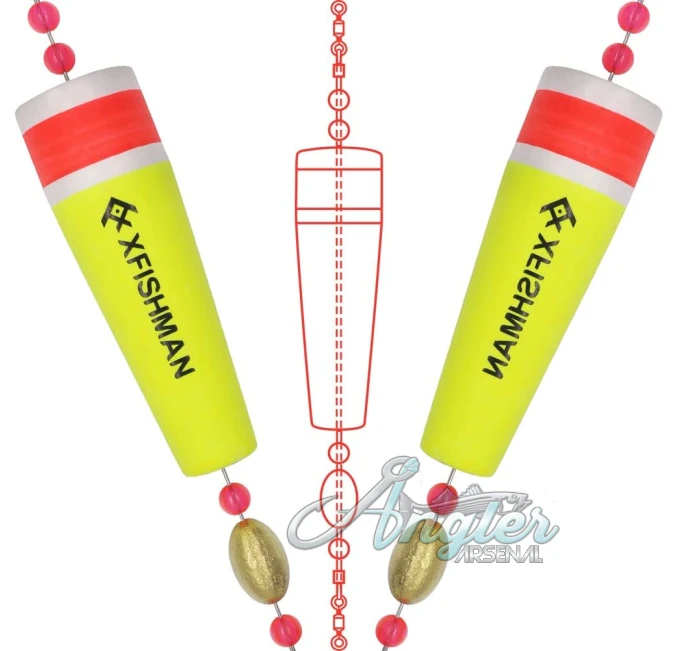 Fishing Popping Cork Floats Angler Arsenal Red Fish Bobbers