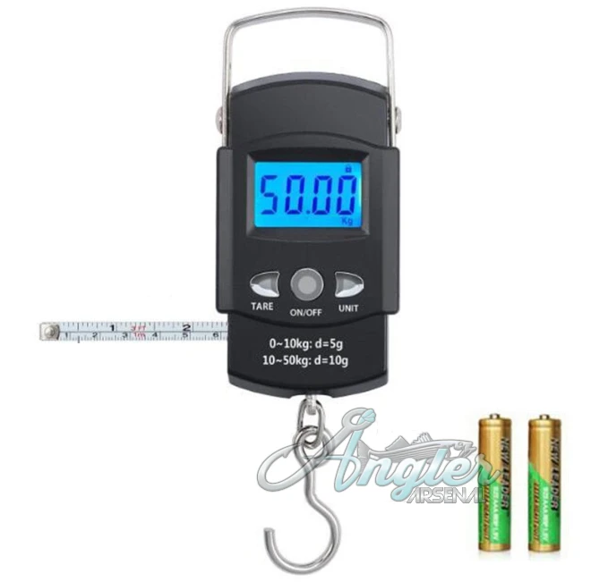 TXY Portable 110lb Fishing Scale with LCD Display Angler Arsenal