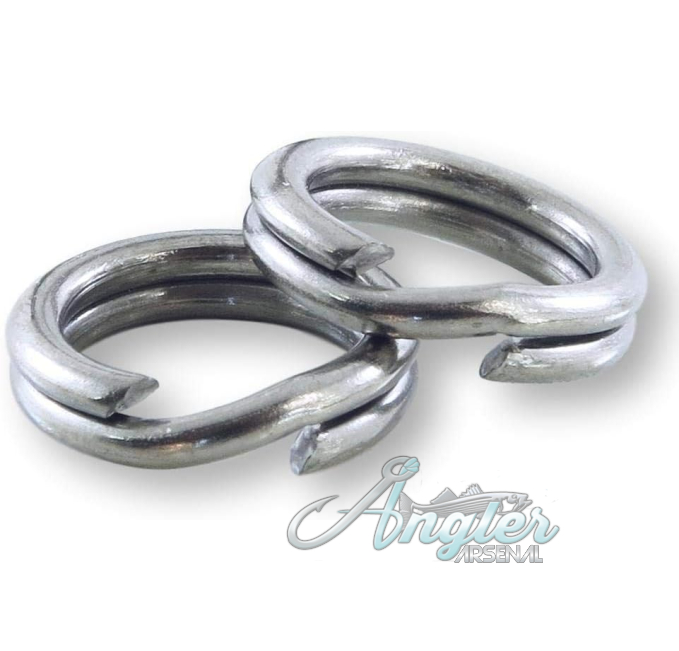 Premium USA Made Split Rings Stainless Steel Angler Arsenal