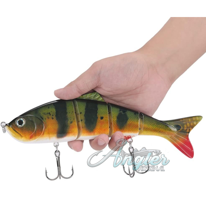 10in Multi Jointed Swimbait Crankbaits with Treble Hook Angler Arsenal