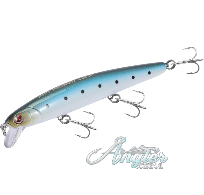 Metallic Sardine Surf Minnow Lures at Angler Arsenal