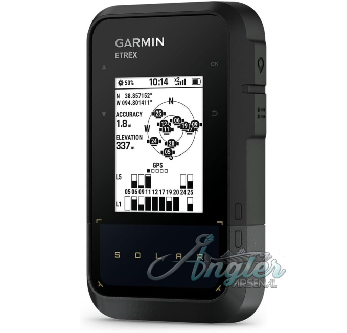 Garmin eTrex Solar GPS with Unlimited Battery Life Angler Arsenal