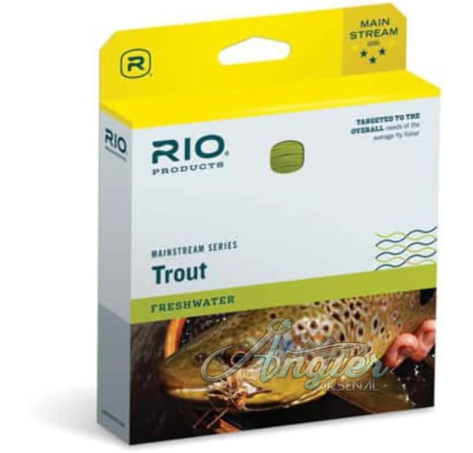 Rio Mainstream WF-F Lemon Green #5 Fly Line at Angler Arsenal