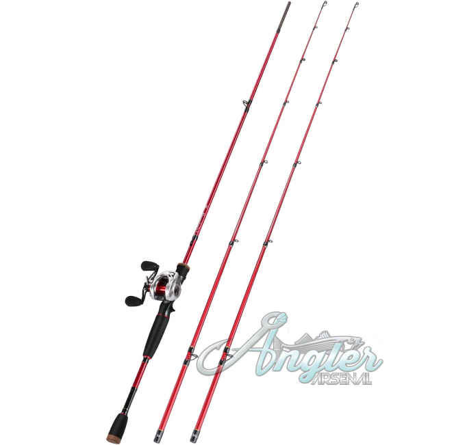 Sougayilang Baitcaster Combo by Angler Arsenal Twin-Tip Rod