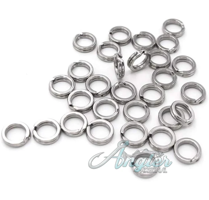 High Strength Stainless Steel Split Rings for Fishing Angler Arsenal