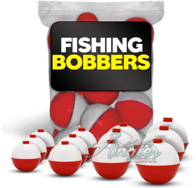 Premium Bobbers for Fishing by Angler Arsenal Snap-On Assortment