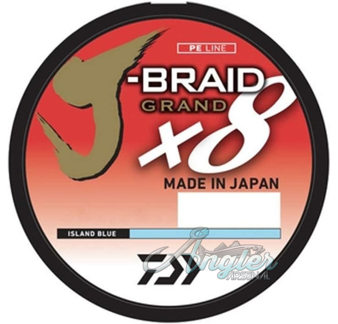 Daiwa J-BRAID GRAND 8X 300YDS Island Blue Fishing Line Angler Arsenal