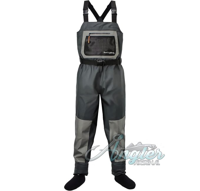 Dark Lightning Chest Waders at Angler Arsenal for All Seasons