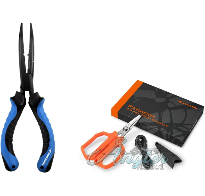 KastKing Intimidator Fishing Pliers with Scissors at Angler Arsenal
