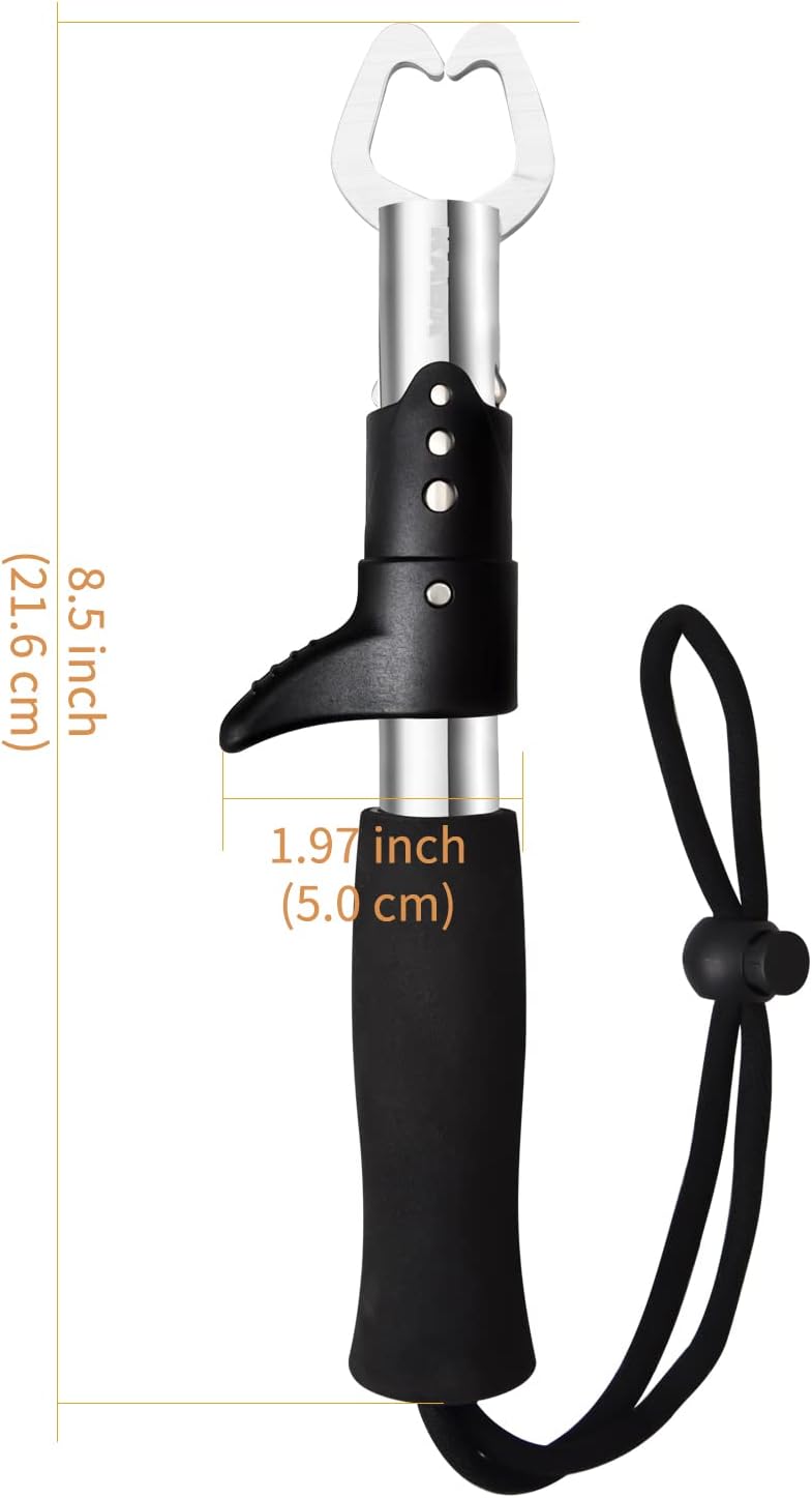 Kaba Fish Lip Gripper Angler Arsenal Stainless Steel Fishing Grabber - Image 2