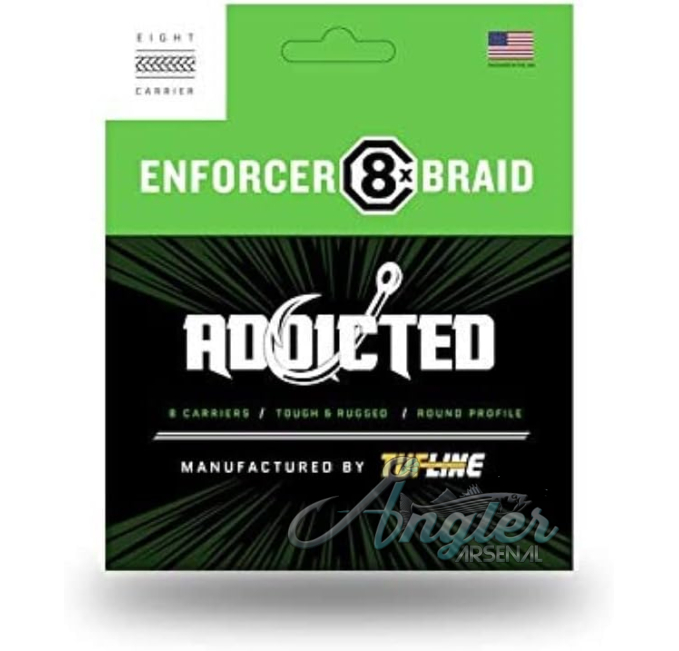 Tuf Line ADX Enforcer 8X 50 lb 300 yd Hi-Vis Orange Angler Arsenal