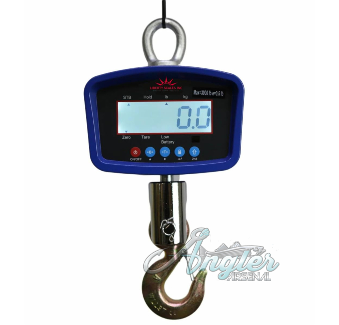 Liberty LS-924 Crane Scale by Angler Arsenal Accurate 1500 lb Weighing