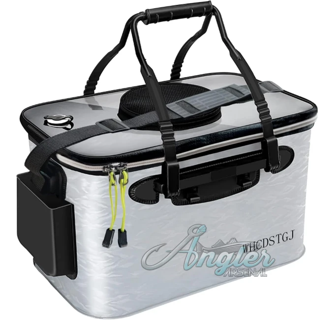 WHCDSTGJ Live Bait Storage Bucket for Fishing Angler Arsenal