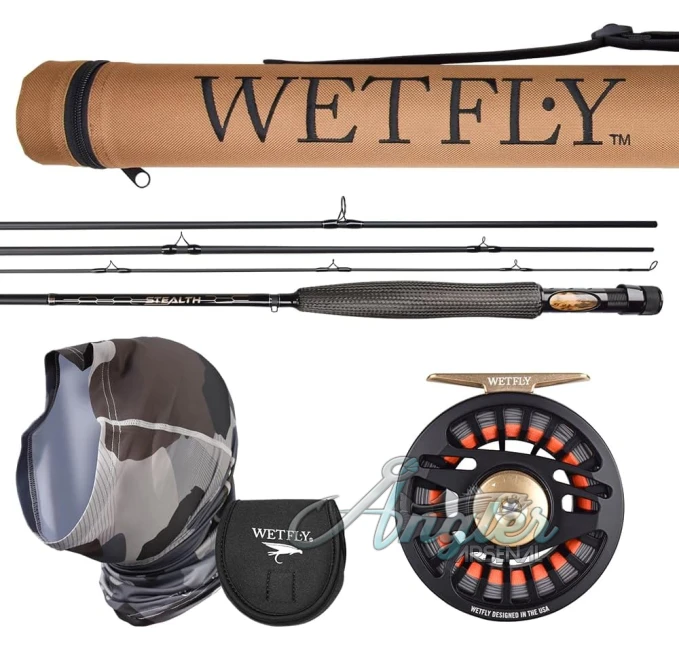 Fly Fishing Rod and Reel Kit 5WT 9FT by Angler Arsenal