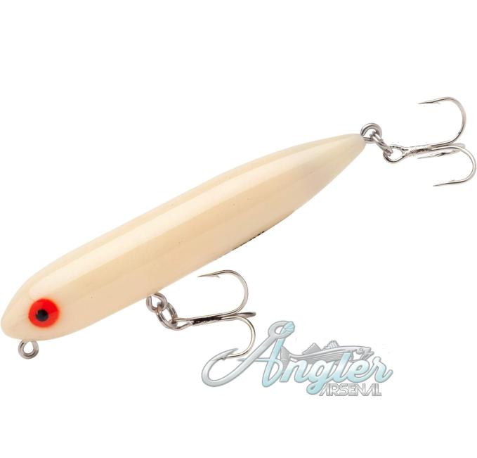 Heddon Angler Arsenal Zara Spook Topwater Lure Bone 3 Inch Fishing