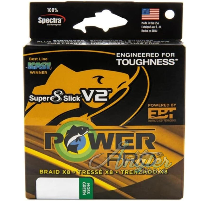 PowerPro SSV2 20 lb 300 yd Moss Green Fishing Line Angler Arsenal