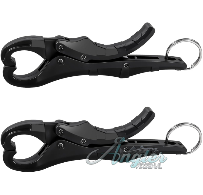 TIESOME Fish Lip Gripper Tool for Fishing with Digital Scale at Angler Arsenal
