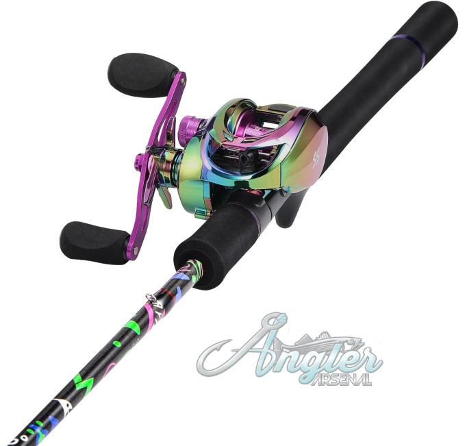 Sougayilang Fishing Combo Angler Arsenal IM7 Graphite Rods