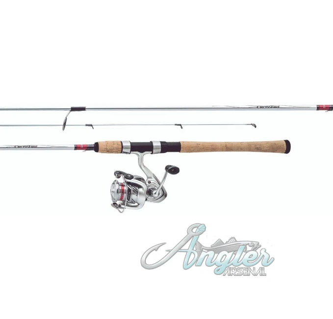 Daiwa Crossfire LT Spinning Combo Durable Fishing Gear Angler Arsenal
