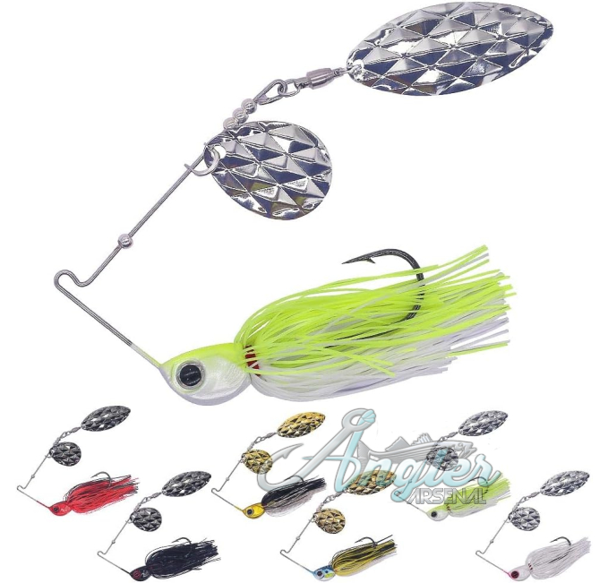 XFISHMAN Spinner Baits Set for Bass Pike Crappie Angler Arsenal