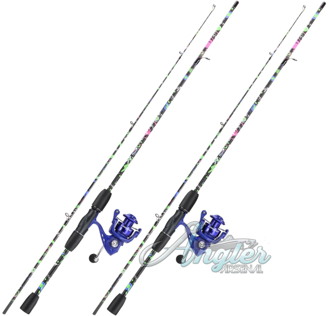 Sougayilang Graphite Fishing Rod Combo with Spinning Reel