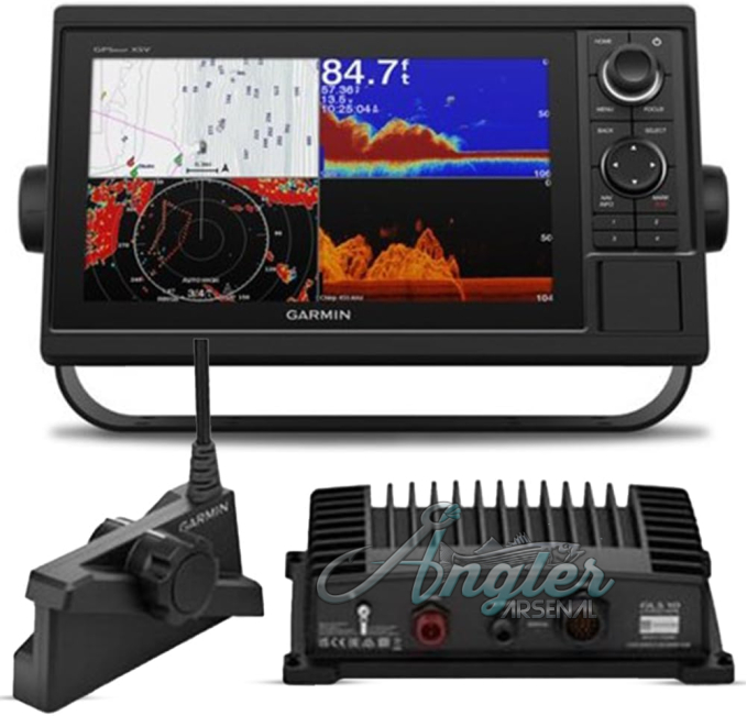 Garmin GPSMAP 1022 LiveScope Plus Angler Arsenal Bundle with LVS34 Transducer