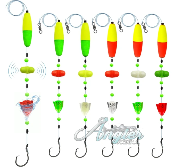 Catfish Fishing Rigs Kit 6Pcs Angler Arsenal Ready Tackle