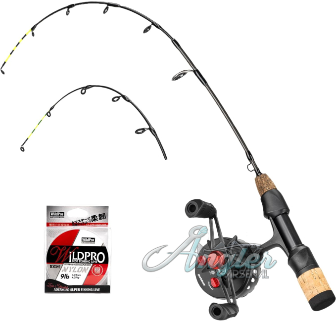 QualyQualy 24 Inch Inline Ice Fishing Combo at Angler Arsenal