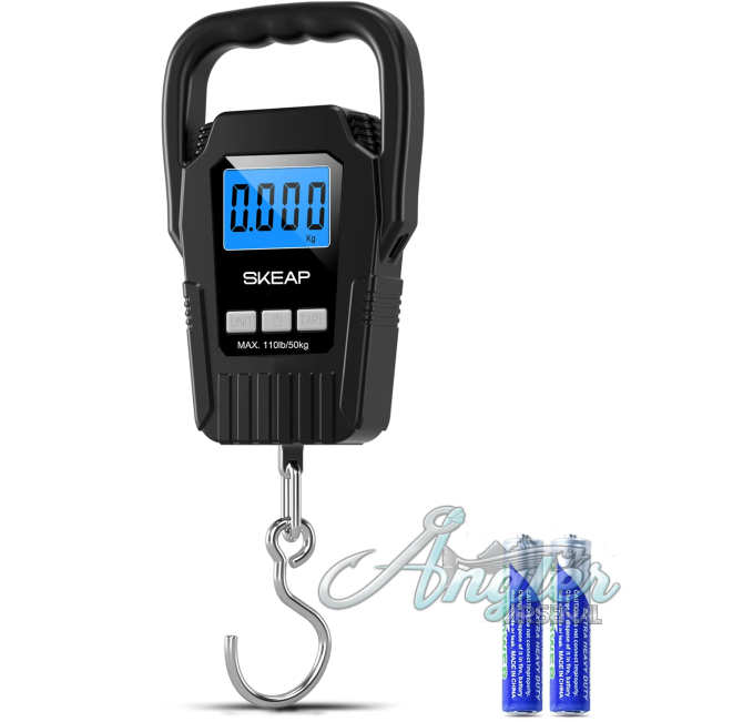 SKEAP Portable Fishing Scale with Backlit Screen Angler Arsenal