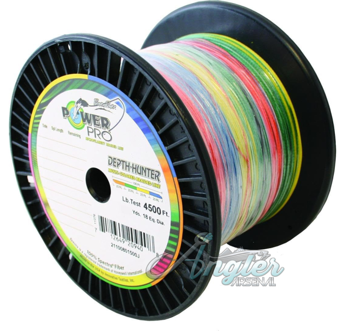 PowerPro Depth Hunter Braided Fishing Line Angler Arsenal