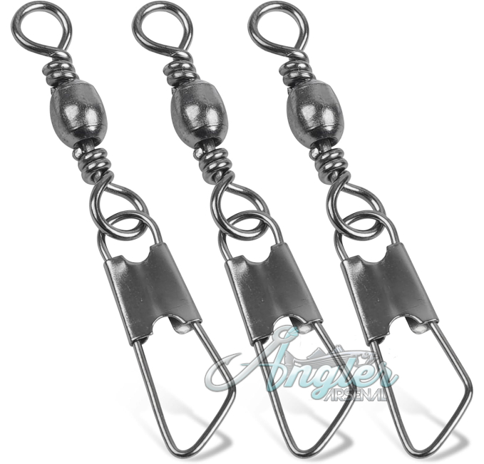 Fishing Swivels Snap Connectors by Angler Arsenal High Strength