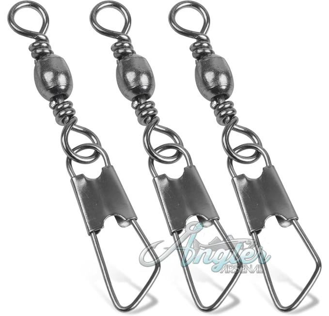 Fishing Swivels Snap Connectors by Angler Arsenal High Strength