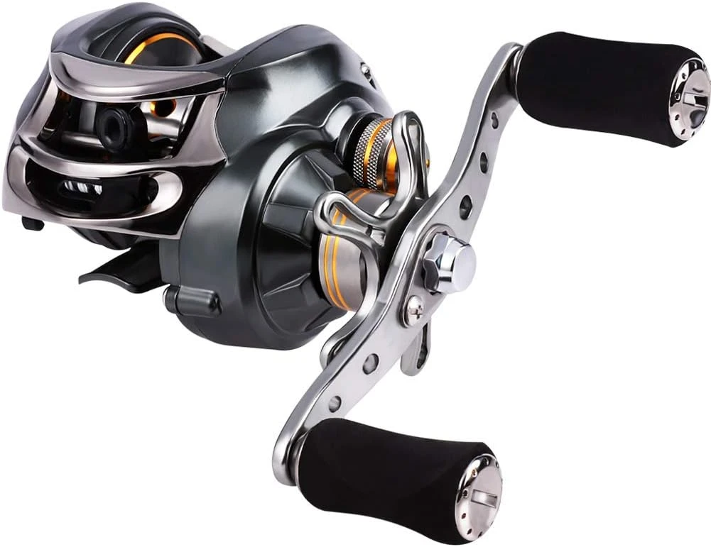 Sougayilang Baitcasting Fishing Reel 7.01 Gear Ratio Angler Arsenal