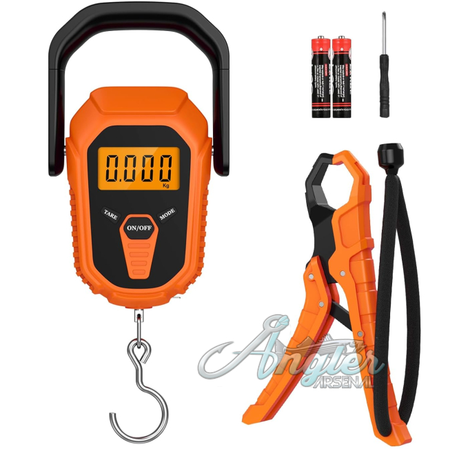 PENTASPI 110lb Fishing Scale with LCD Backlit Angler Arsenal