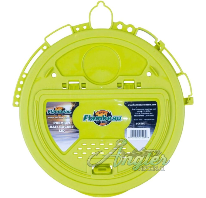 Flambeau Premium Bait Bucket Lid Angler Arsenal Fishing Gear